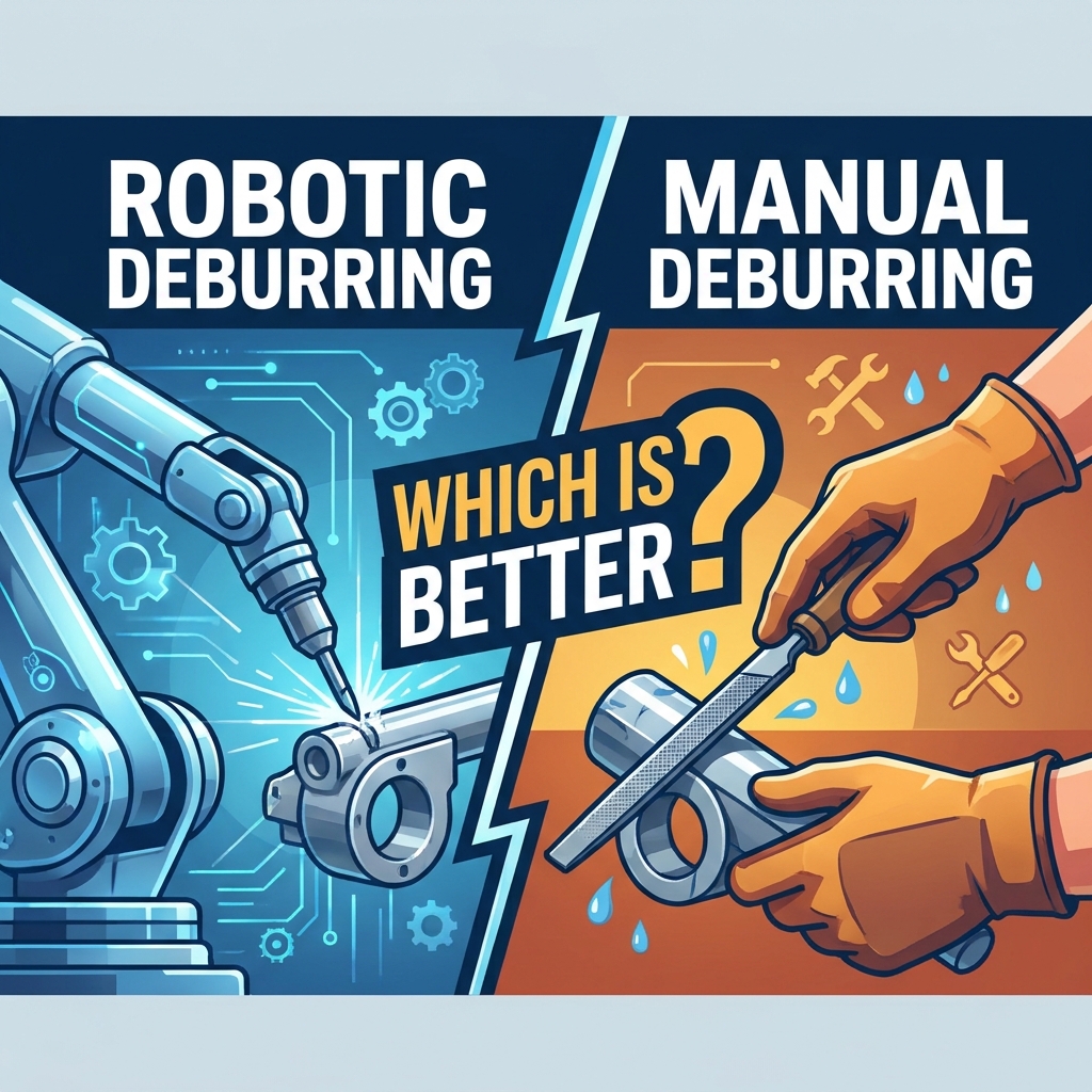 Desbarbado rob&oacute;tico versus desbarbado manual: &iquest;cu&aacute;l es mejor?
